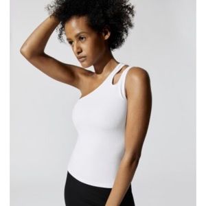 Carbon 38 | ONE SHOULDER DOUBLE STRAP TANK